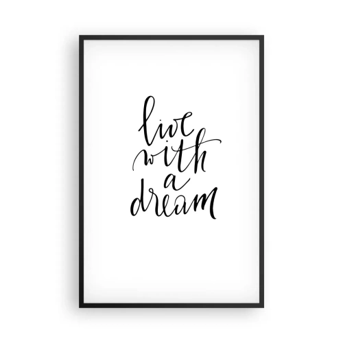 Poster in black frame - Of Course - 61x91 cm