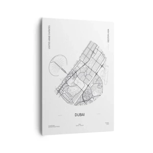 Canvas picture - Anatomy of Dubai - 70x100 cm
