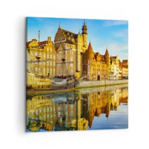 Canvas picture - Mirror Reflection of the Past - 50x50 cm