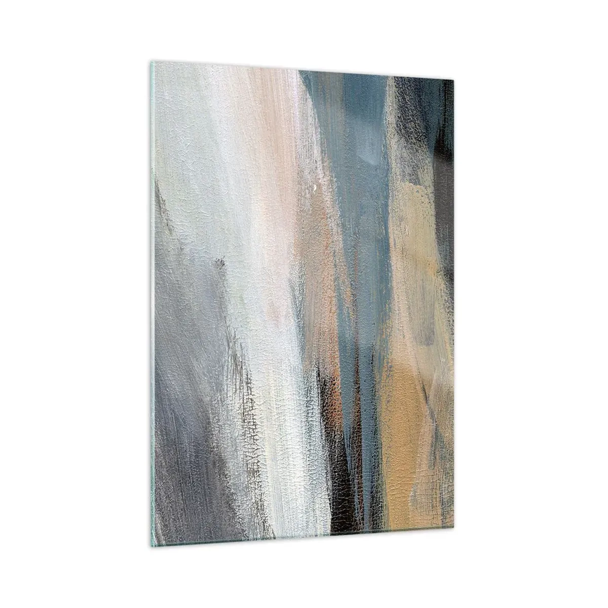 Glass picture - Abstract: Northern Landscsape - 50x70 cm