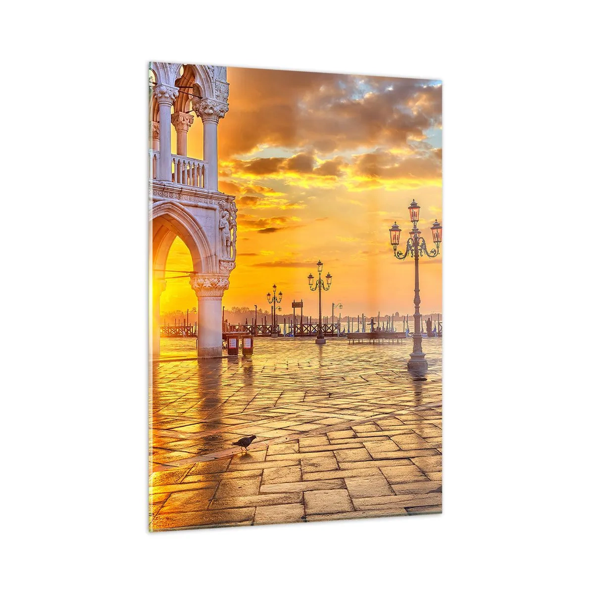 Glass picture - Where Is Everybody? - 50x70 cm