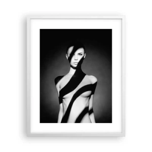 Poster in white frmae - In the Light and in the Shadow - 40x50 cm