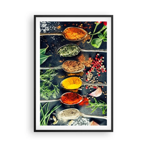 Poster in black frame - Culinary Magic - 61x91 cm