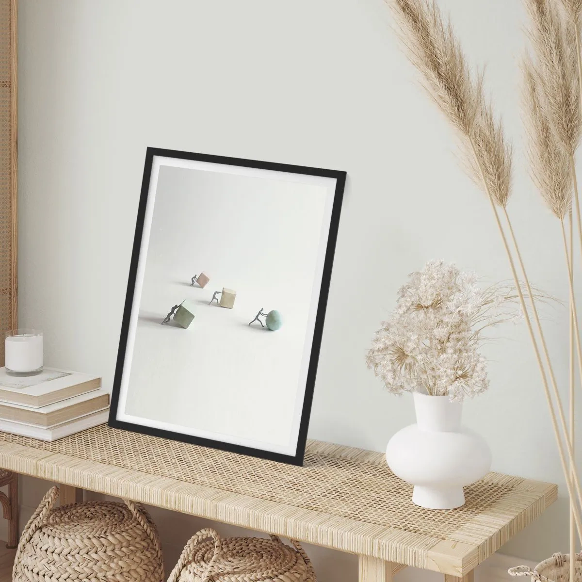 Poster in black frame - That's Life - 61x91 cm