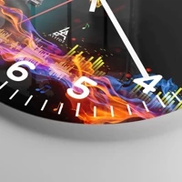 Clock face with numbers