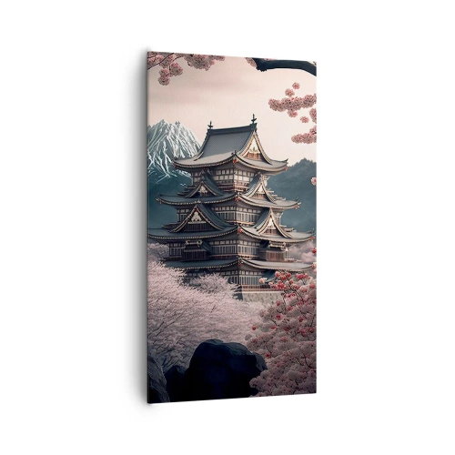 Canvas picture - Land of Cherry Blossoms - 65x120 cm