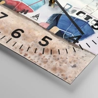 Clock face with numbers