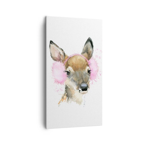 Canvas picture - Cold Doesn't Scare Us - 45x80 cm