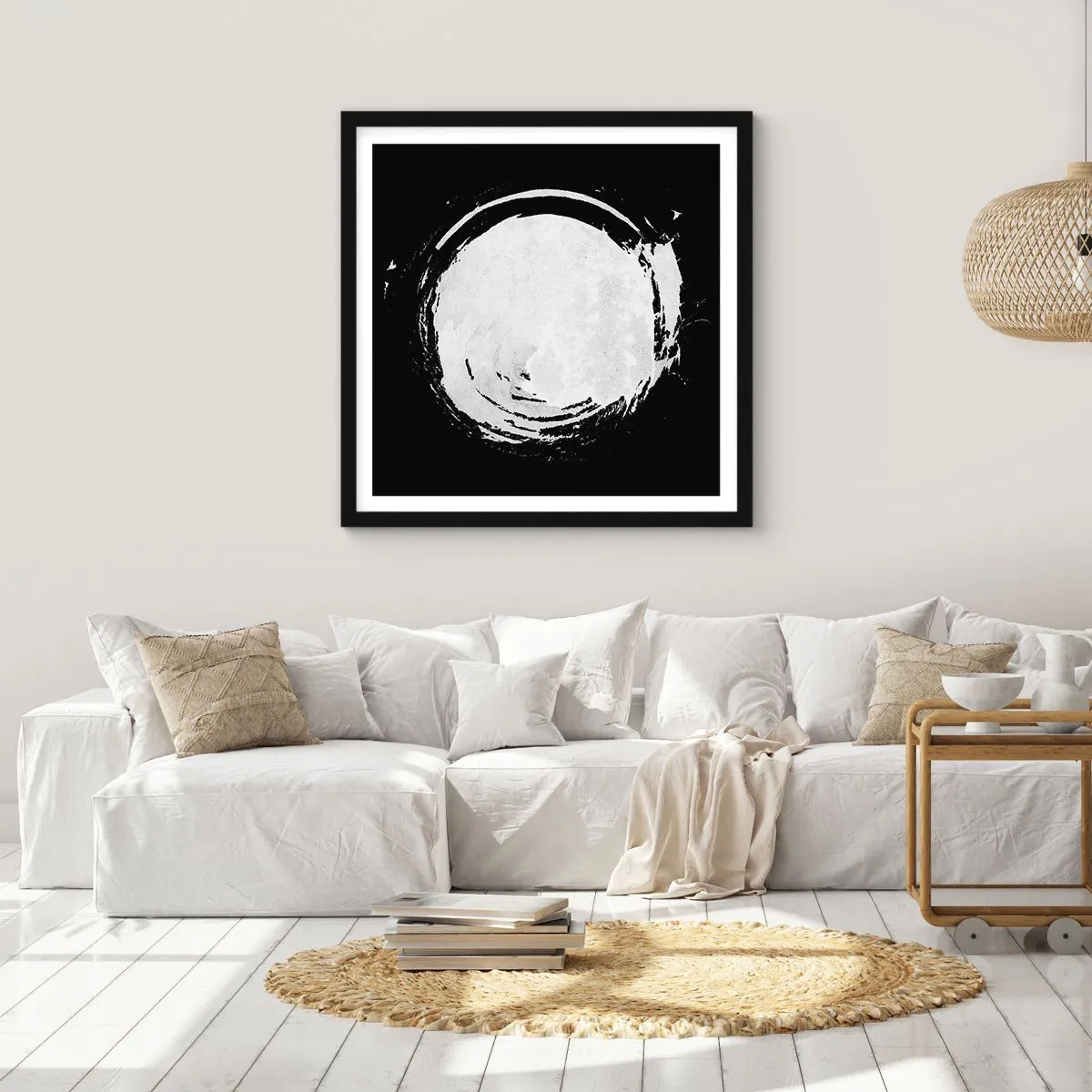 Poster in black frame - Good Solution - 30x30 cm