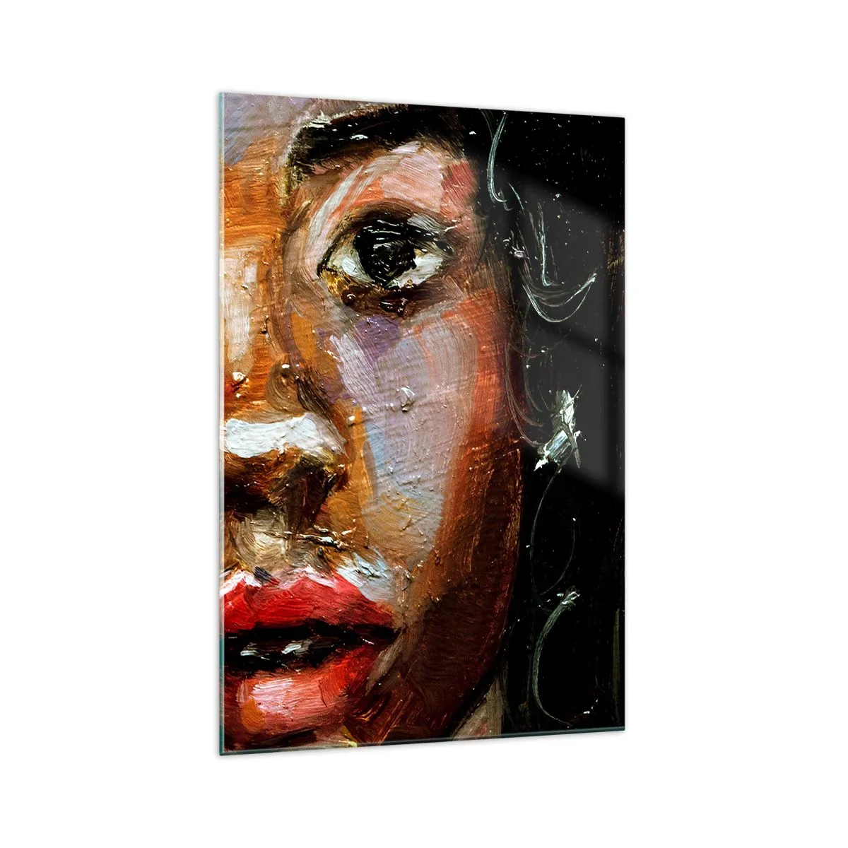 Glass picture - Black and Shine - 70x100 cm