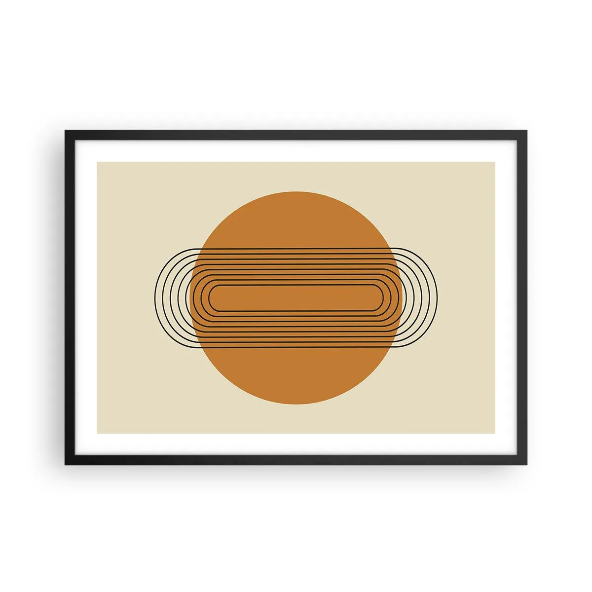 Poster in black frame - Perfect Plan - 70x50 cm