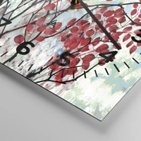 Clock face with numbers