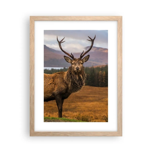 Poster in light oak frame - Majesty of Nature - 30x40 cm