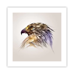 Poster - Portrait of a Warrior - 40x40 cm