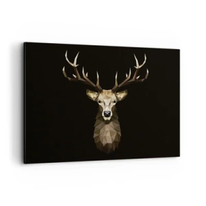 Canvas picture - Cubist Deer - 120x80 cm