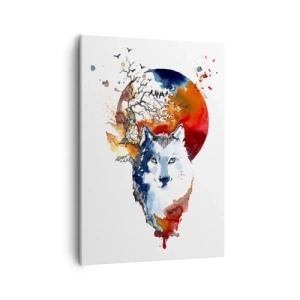 Canvas picture - Face to Face With the Night - 50x70 cm