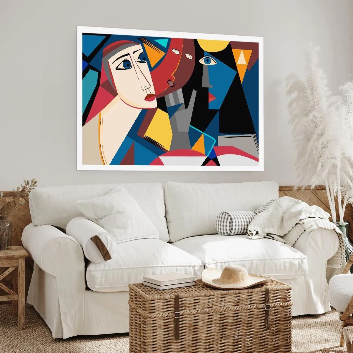 Poster - Conversation of Cubists - 50x40 cm