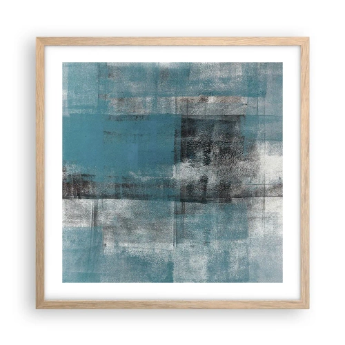 Poster in light oak frame - Water and Air - 50x50 cm