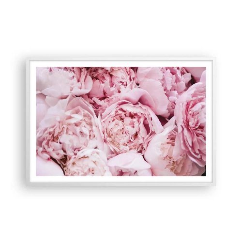 Poster in white frmae - Cuddly and Fragrant - 91x61 cm