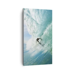 Canvas picture - Riding the Wave - 45x80 cm