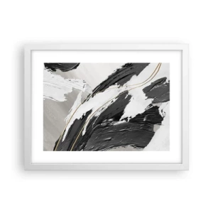 Poster in white frmae - Abstract with Flair - 40x30 cm