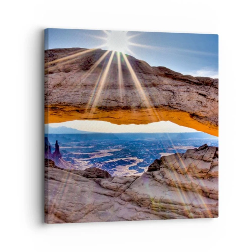 Canvas picture - Through Rocky Gate - 30x30 cm