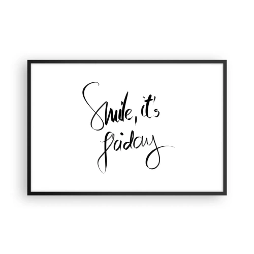 Poster in black frame - True Joy - 91x61 cm