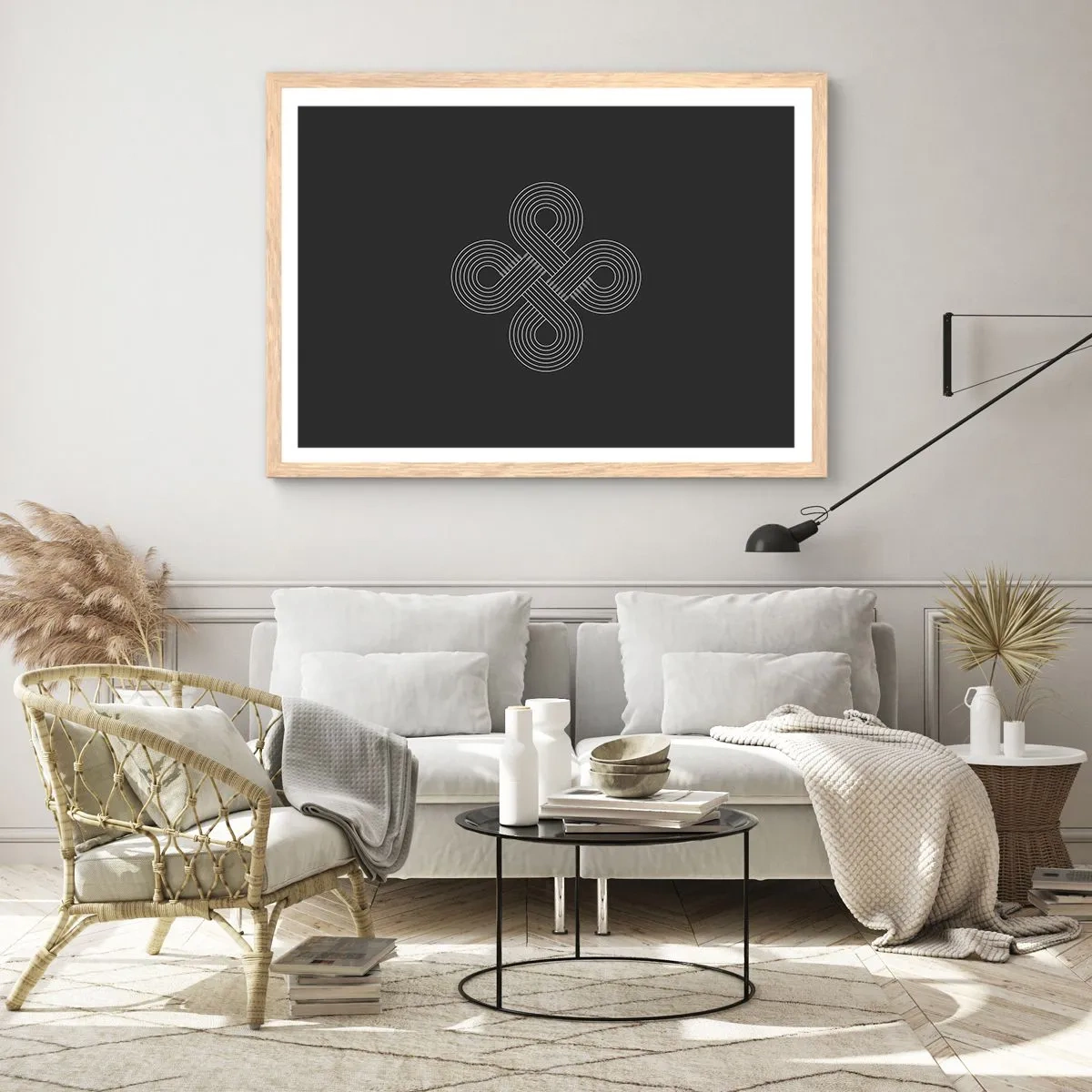 Poster in light oak frame - In Celtic Spirit - 40x30 cm