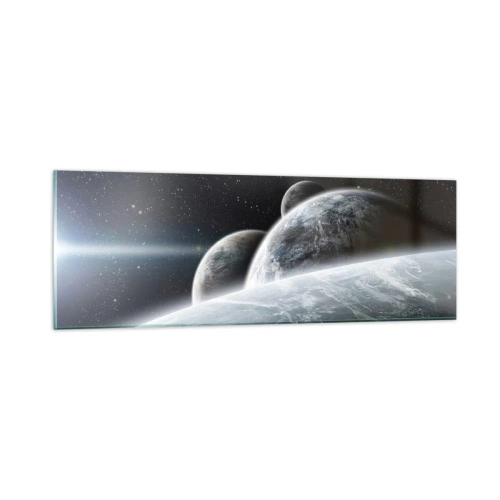 Glass picture - Space Music of Spheres - 90x30 cm