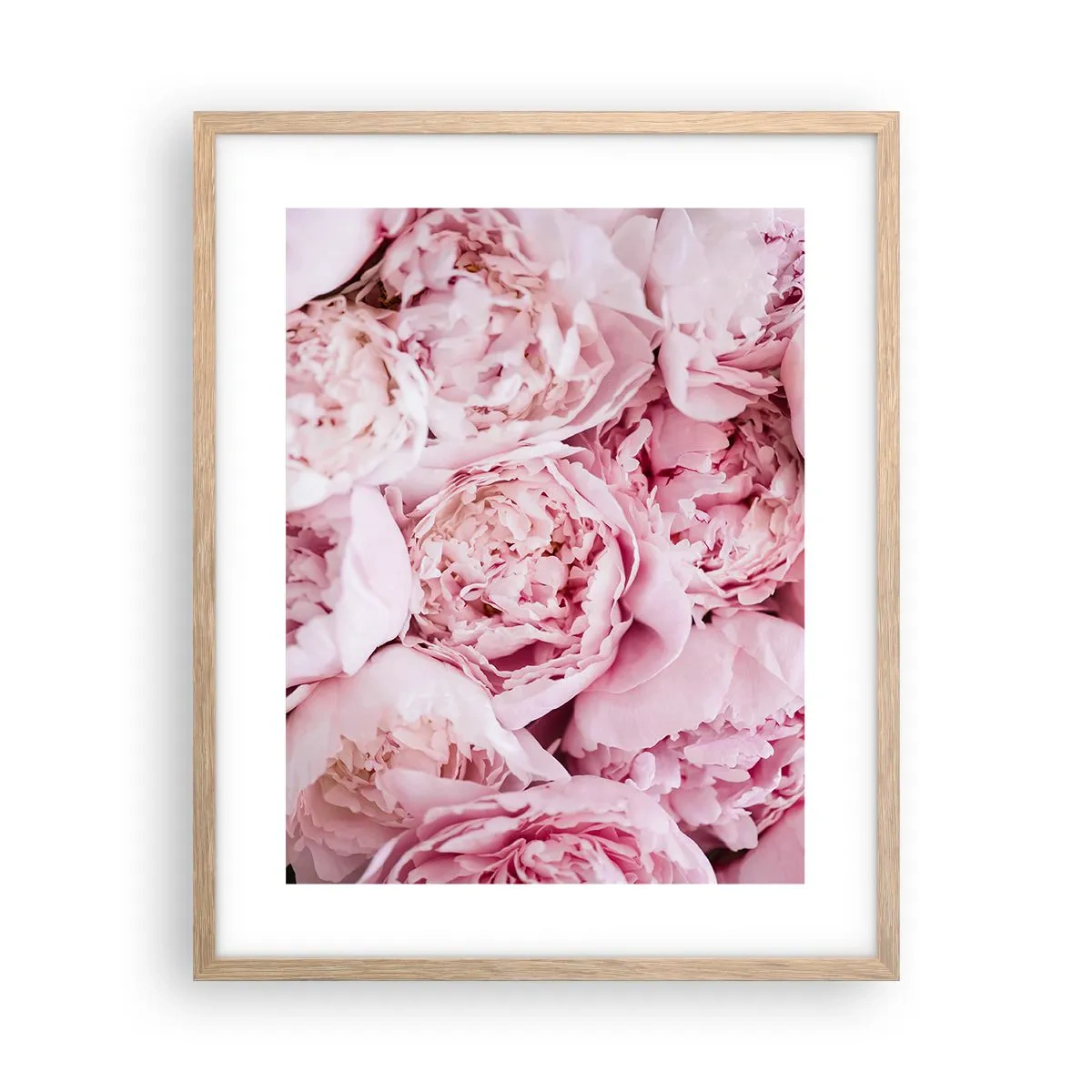 Poster in light oak frame - Cuddly and Fragrant - 40x50 cm