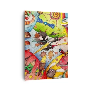 Canvas picture - Great Space Adventure - 70x100 cm