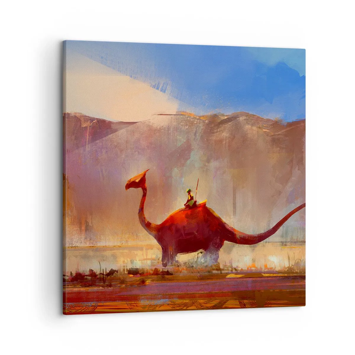Canvas picture - If They Hadn't Gone Extinct - 50x50 cm