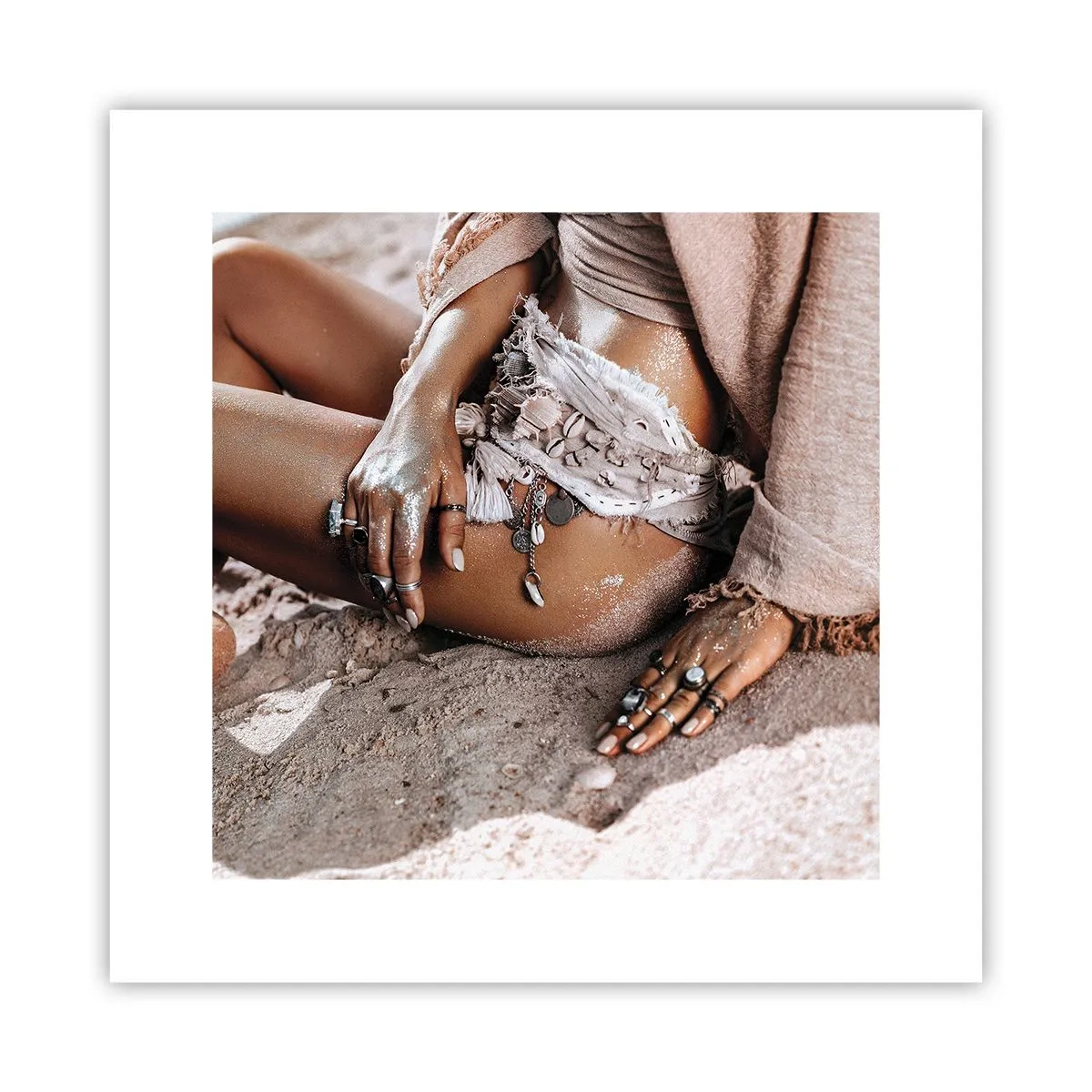 Poster - Thrown Out by the Waves - 30x30 cm
