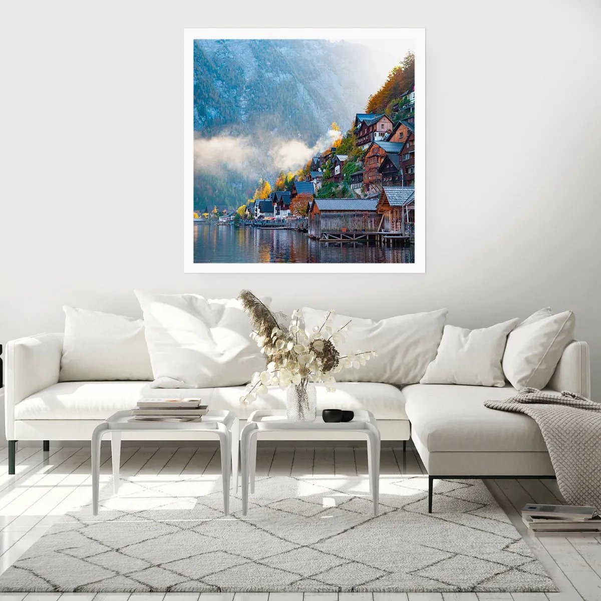 Poster - Alpine Atmosphere - 50x50 cm