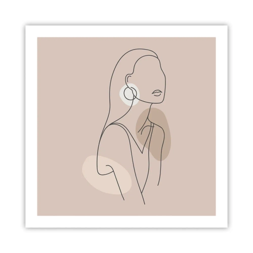 Poster - Icon of Girlhood - 60x60 cm