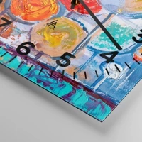 Clock face with numbers