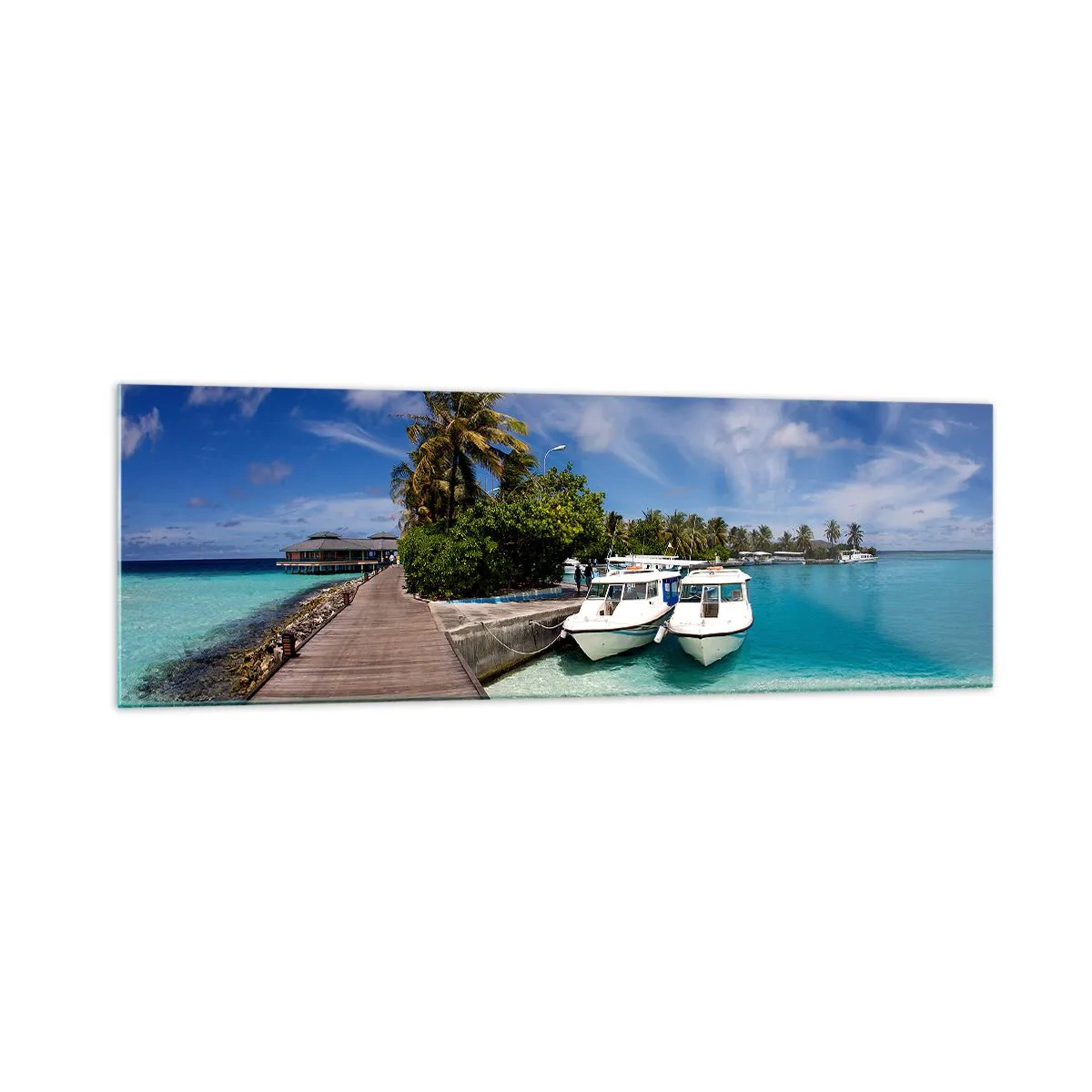 Glass picture - So Paradise Exists - 160x50 cm