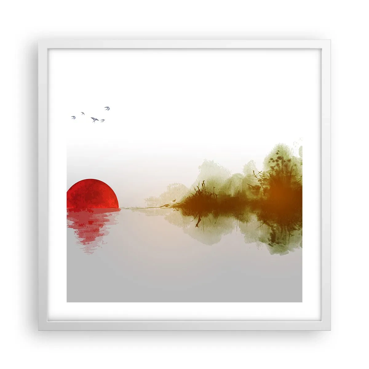 Poster in white frmae - Promise of Peace - 50x50 cm