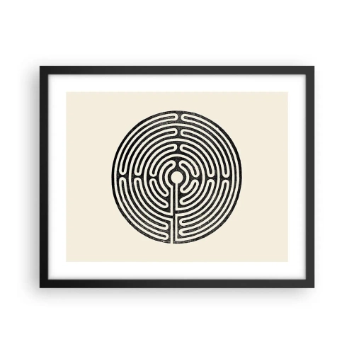 Poster in black frame - Mysterious Order - 50x40 cm