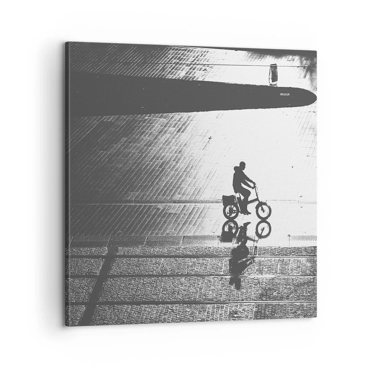 Canvas picture - Straight ahead, through the City - 60x60 cm