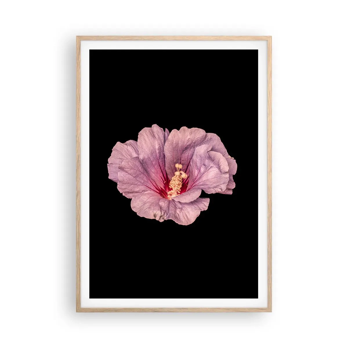 Poster in light oak frame - Straight from the Heart - 70x100 cm