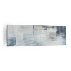 Canvas picture - Behind the Curtain of Blue - 160x50 cm