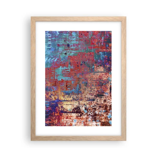 Poster in light oak frame - Memory and Oblivion - 30x40 cm