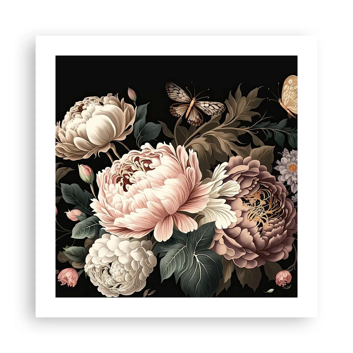 Poster - Baroque Style - 50x50 cm