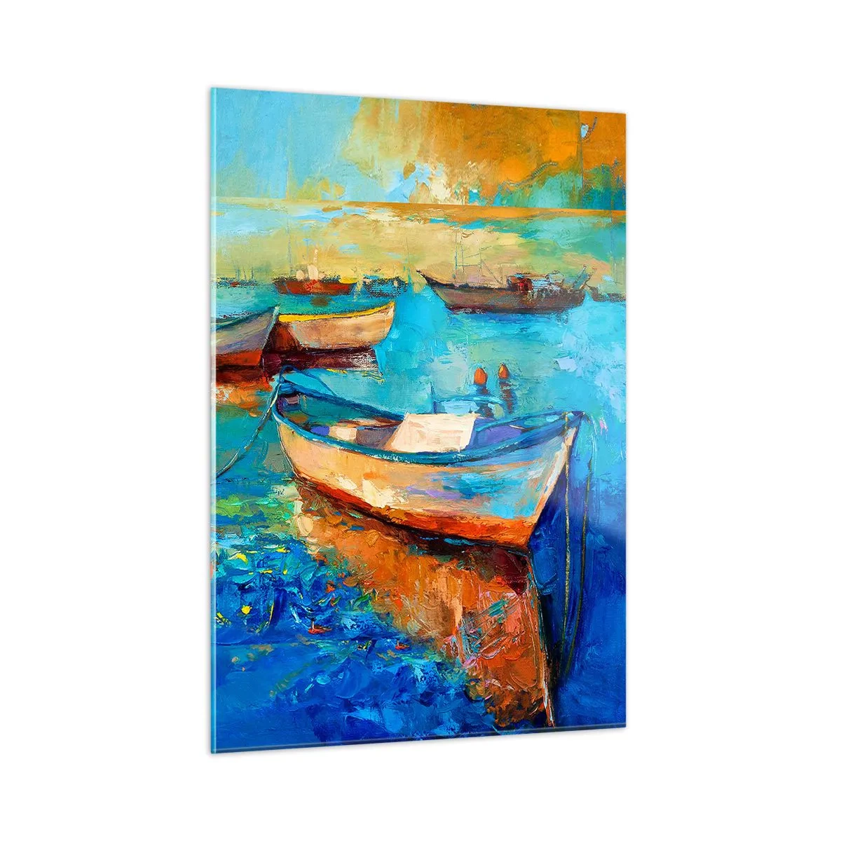 Glass picture - In a Southern Bay - 50x70 cm