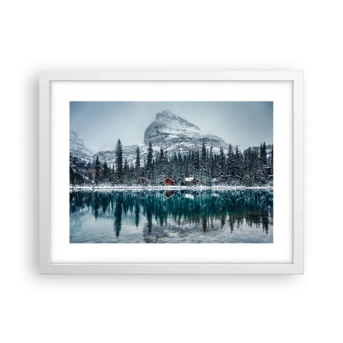 Poster in white frmae - Canadian Retreat - 40x30 cm
