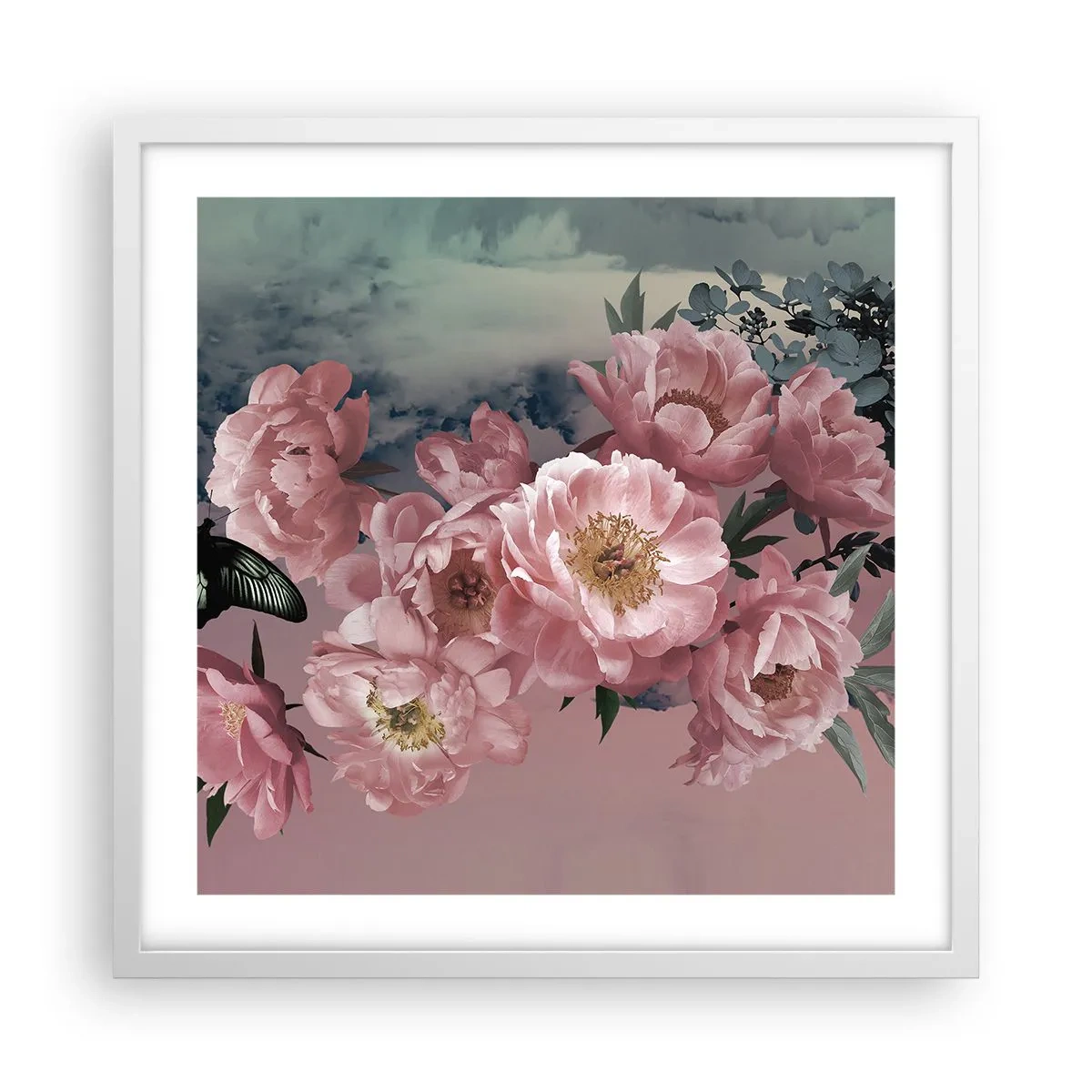 Poster in white frmae - Peak of Romanticism - 50x50 cm