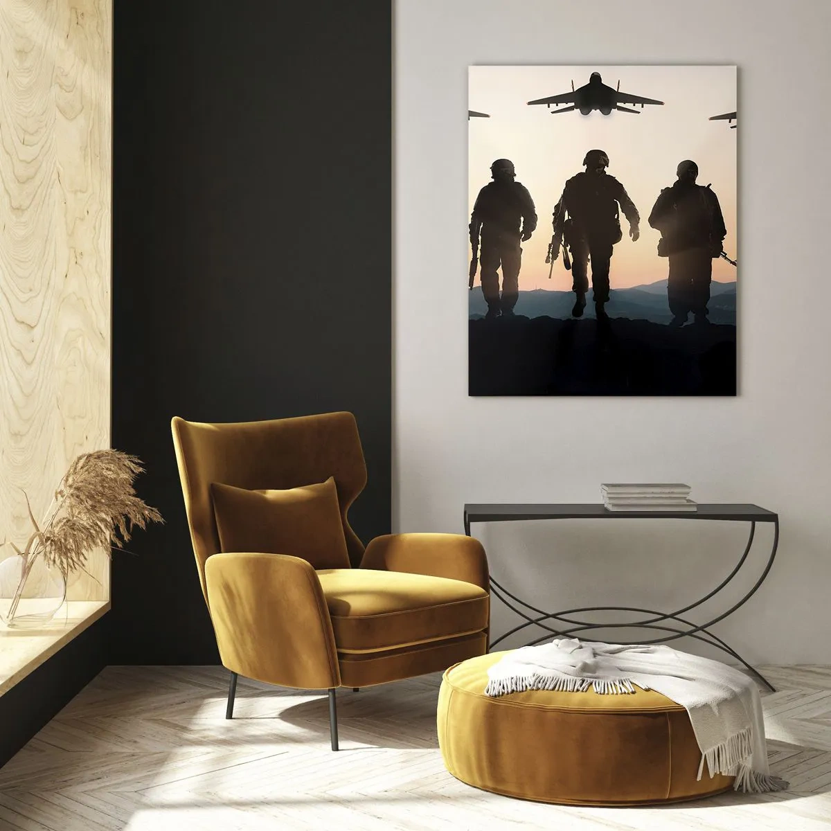 Glass picture - Welcome to Our World - 70x100 cm