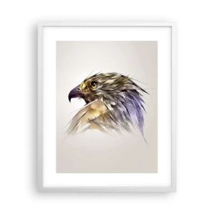 Poster in white frmae - Portrait of a Warrior - 40x50 cm