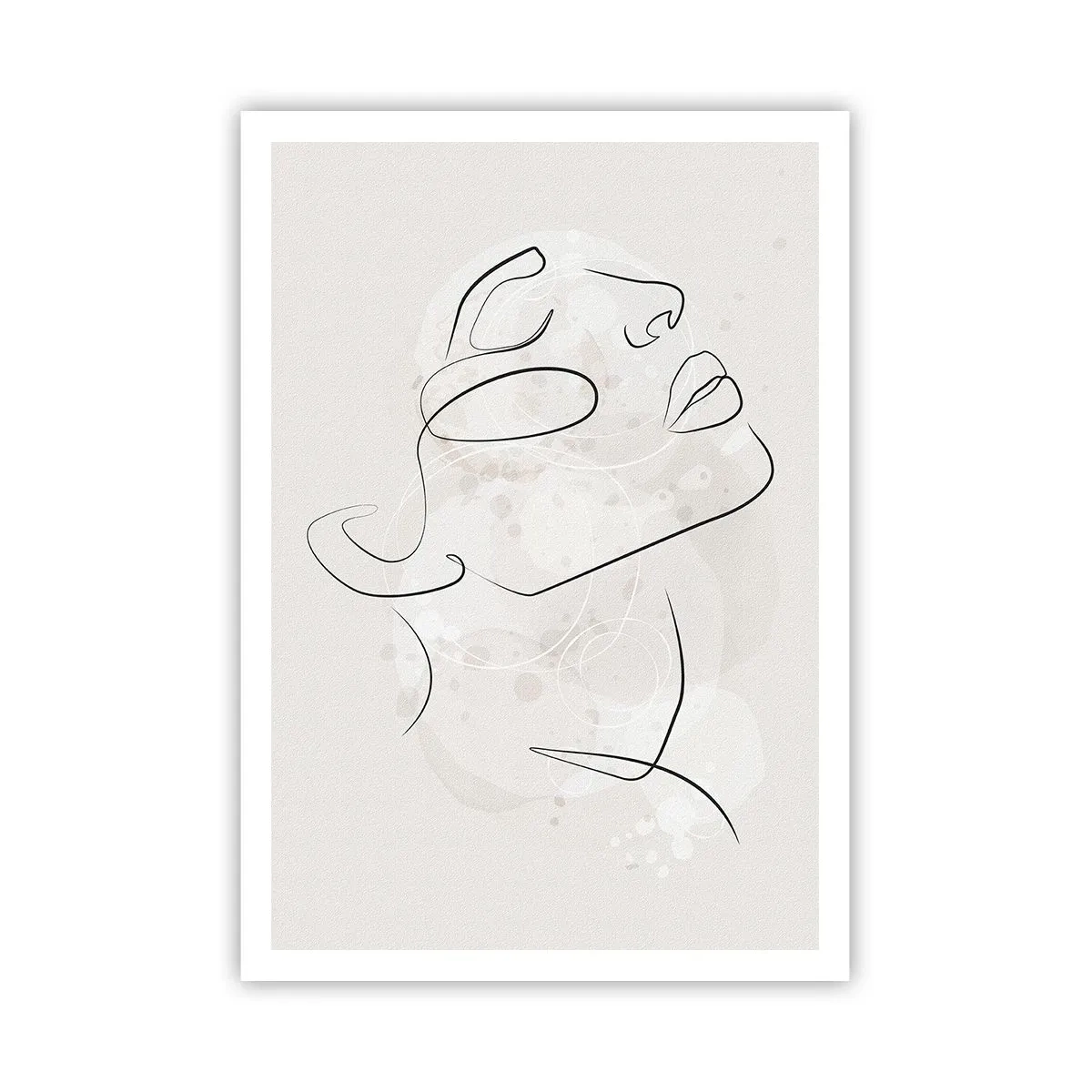 Poster - Outline of Happiness - 70x100 cm